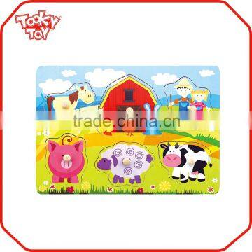 For Kids Toy Education Marine Life & Vehicles & Chunky Farm Peg Wooden Puzzle Quality Choice photo-2