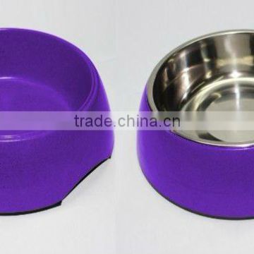 2012 hot sale customized eco-friendly wide variety modern practical wearable blue plastic dog bowl