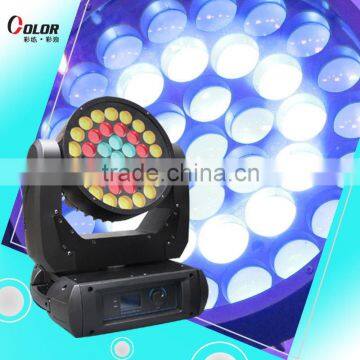 37pcs 12W RGBW 4 in 1 zoom motorized stage lighting