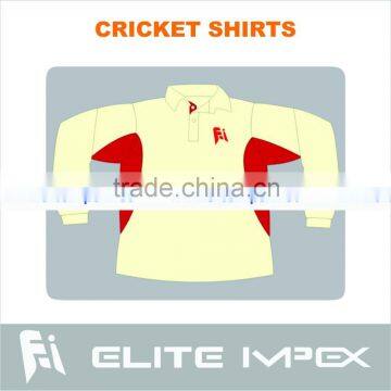 custom logo cricket shirt