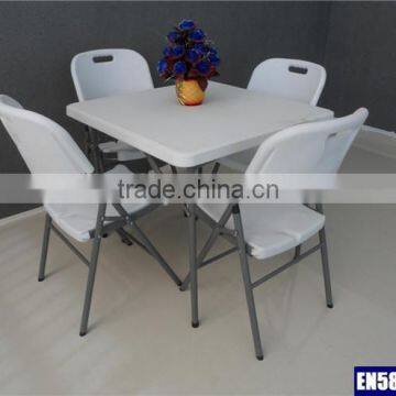 87*87*74cm folding plastic square table from china wholesale