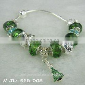 Hot sale Christmas Bangles Crystal rhinestone bracelet                        
                                                                                Supplier's Choice