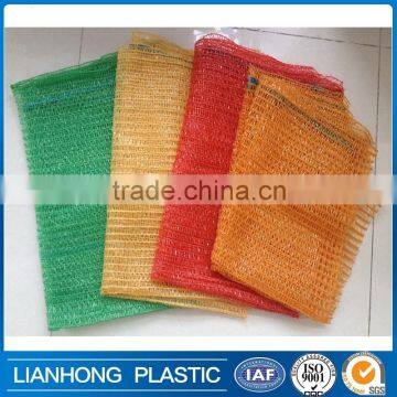 Hdpe Raschel Knit Mesh Net Bags Raw Material , Wholesale Drawstring Bag PE Raschel Mesh Net Bags photo-2