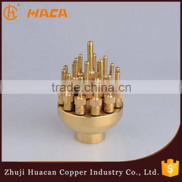 Brass Smooth Jet Spray Nozzle 1/4" Threads,Geyser Brass Nozzle,Brass Fountain Nozzle photo-5