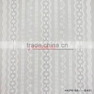 China Textile Supplier White Orandy Blackout Embroidery Circle Flower Fabric For Five Star Hotel Curtain Decoration HM photo-2