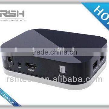 hard disk media player with display,lcd monitor usb media player for advertising,full hd media player 1080P