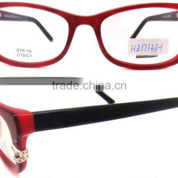 2014 new arrival fashion hand made acetate with carbob fiber optical frames acetate optical frames