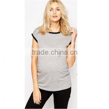 Cool summer maternity grey t shirt wholesale China