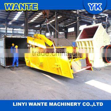 China Linyi Wante High Efficient double deck manafacture mobile vibrating screen spring