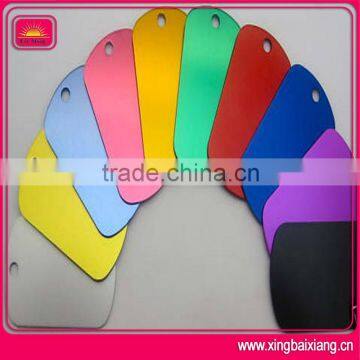 aluminium colorful dog tags