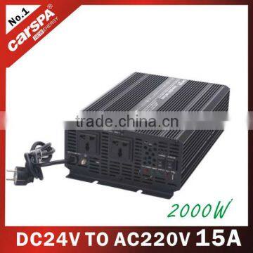 Inverter with charger UPS series 24V DC TO 220V AC, 2000W, 15A modified sine wave power(UPS1500)