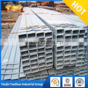 2" * 2" hot dip galvanized square steel tube/ galvanized square tube