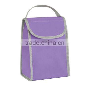 Non-Woven Folding Identification Lunch Bag-Light Purple