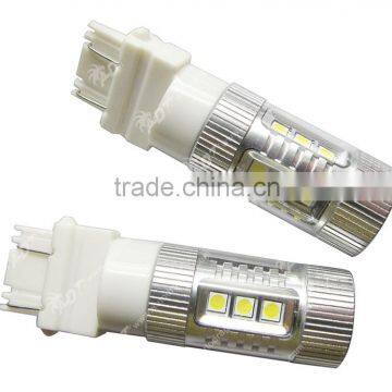 80W SE OUL T25 3157 LED Brake Signal Tail Light Bulb Xenon White 12V 24V DC photo-2