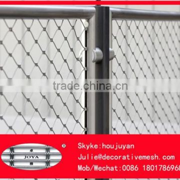 wire mesh decorative handrail using architectural wire mesh