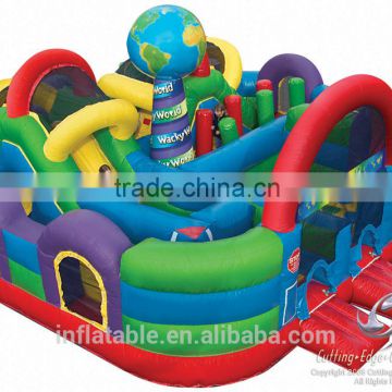 inflatable amusement park interactive games fun city toy with obstacle