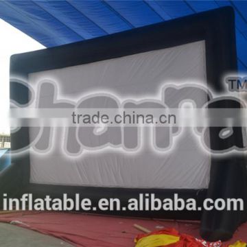 Commercial hot sales rear projection inflatable movie screen