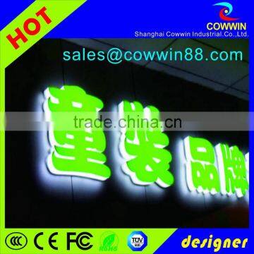 Outdoor/Indoor letter light acrylic/aluminum led lighted letters cheap 2016