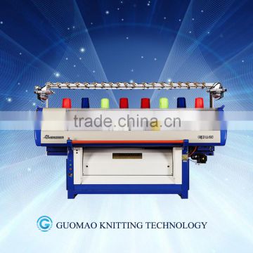 Single System Computerized Yarn Knitting Machine with comb GUOSHENG