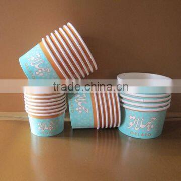 Disposable Ice Cream Paper Cups With Lid/Paper Dessert Cups/Yogurt Cup photo-6