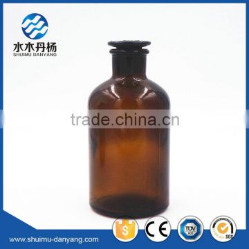 Hot sale 250ml narrow mouth glass reagent bottle