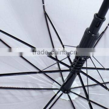 UV Coated Inside Silver Promotional Trendy High Quality Stick/ Straight Umbrella photo-3