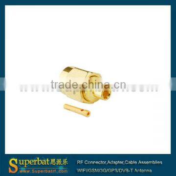 RP-SMA Solder Plug(female pin) connector for .141" cable female sma connector