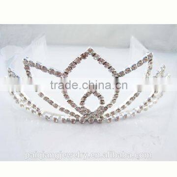 New design fashion full rhinestone head crown jewelry