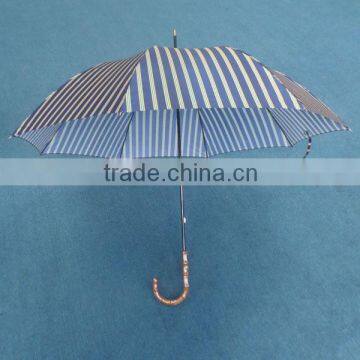 custom high quality advertising golf bamboo umbrella thatch