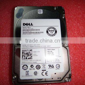 Original New 600GB 10K RPM SAS 2.5 INCH ENTERPRISE SAVVIO 6GB/S 64MB HARD DRIVE R72NV ST9600205SS