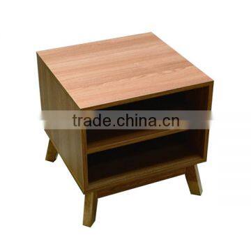 KD packing wooden bedside cabinet design, nightstand , end table for home