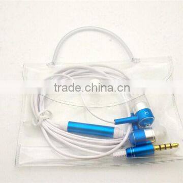 Wholesale-3.5mm Wired Earphones For IPhone Earpiece Headset With Mic Headphones For Your Phone PC