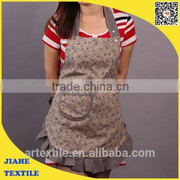 Good quality newest cotton cooking kitchen apron BBQ apron