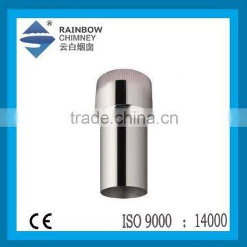 stainless steel single wall or painted boiler chimney flue pipe reducer