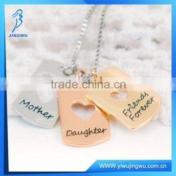 Mother Themed Pendant Necklaces For Mother's Gift