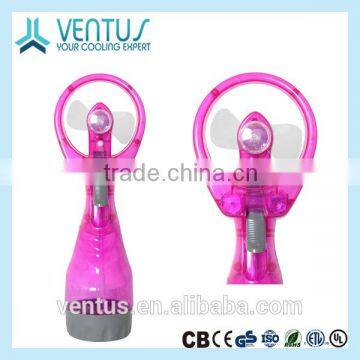 Mini Handheld Water Bottle Spray Fan