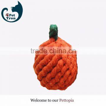 Orange shape rope pet toy imported from china