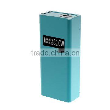 Newest kit 2016 e Cig vape mod TC 80W temperature control e cigarette box MOD device from China brand Manufactur