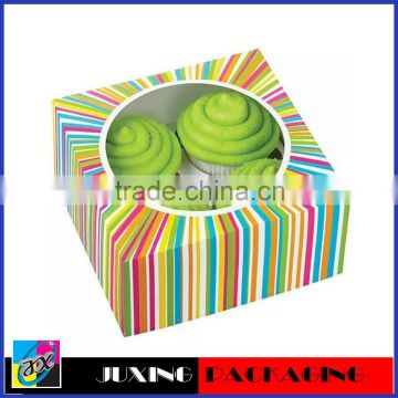 Customized paper color cake box