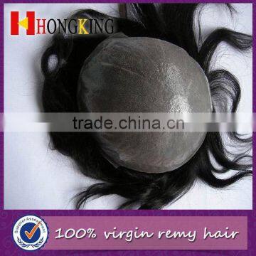 Virgin Hair Super Thin Skin Hair Toupee