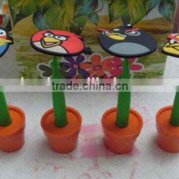 Well Design Environmental Friendly Lovely Bird Shape Soft Pvc Bird Pen Magnet photo-3