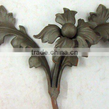 cast steel flower fashion wrought iron components