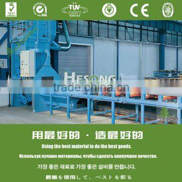 Section Steel Beam Frame Sandblasting Machine With Roller Table