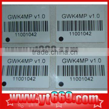 Waterproof serial number label/Sticker printing/Barcode label