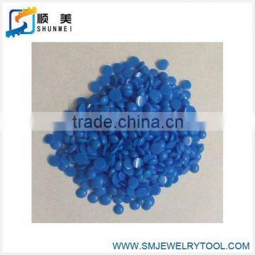 casting wax blue color jewelry wax bead of injection wax