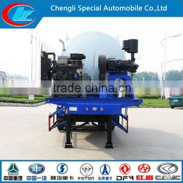 Bulk Cement Semi-trailer Truck Bulk Powder Tanker Trailer Powder Material Transport Trailer Cement Discharging Semi-trailer photo-5