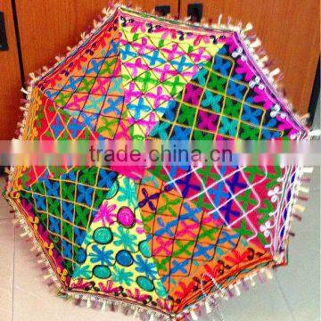 Fancy beautiful Indian Sun Umbrella small Parasol