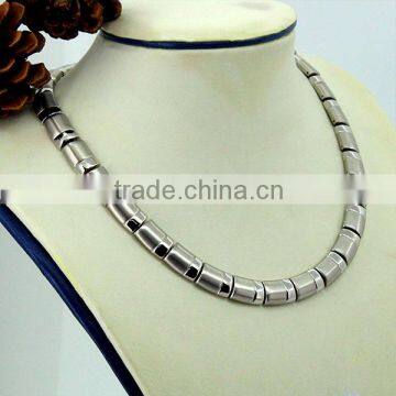 Mix order Titanium magnetic fir nano anion 4 in 1 energy jewelry necklace