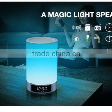 Lighting touch lamp portable speaker and bluetooth speaker