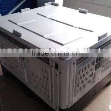 large collapsible plastic pallet box container for sale